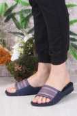 Ceyo 9942-8 Lacivert Rahat Ortapedik Kadın Terlik thumbnail 3