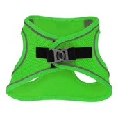 Üç Kilitli Sportif Kedi Köpek Göğüs Tasması 20-24 cm XXX-Small Yeşil - 2