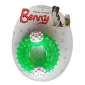 Benny Diş Kaşıma Köpek Oyuncağı Yuvarlak 9,5 cm Yeşil - 1