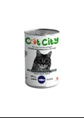 Az Tahıllı Somon Balıklı Yetişkin Kedi Konserve Yaş Mama 400 gr - 1