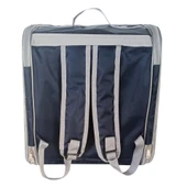 Markapet Çift Cam Kedi Köpek Taşıma Çantası 32x40x42 cm Lacivert - 3