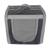 Markapet Çift Cam Kedi Köpek Taşıma Çantası 32x40x42 cm Lacivert - 2