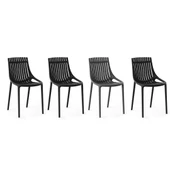 Monaco Plastik Sandalye - Siyah (4 Adet Fiyatıdır) - 1