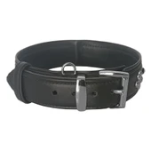 Markapet Deri Parlak Taşlı Köpek Boyun Tasması 38-43 cm Small Siyah thumbnail 1