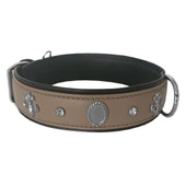 Markapet Taşlı Ve Aynalı Köpek Boyun Tasması 49-55 cm Large Taba thumbnail 2