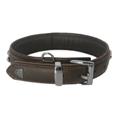 Markapet Deri Doğal Taşlı Köpek Boyun Tasması 33-37 cm X-Small Kahverengi thumbnail 9