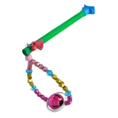 Markapet Tünekli Döner Toplu Kuş Oyuncağı 10 cm-16 cm Yeşil - 4