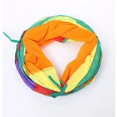 Gökkuşağı Desenli S Model Kedi Oyun Tüneli, Katlanabilir 125 cm - 4