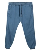 Erkek Büyük Beden 100 Kilo-180 Kilo Arası İçin Uygun Likralı Jogger Kot Pantolon - 5