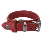 Markapet Deri Parlak Taşlı Köpek Boyun Tasması 28-32 cm X-Small Kırmızı - 7