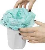 Hazneli kedi kumu küreği,çöp poşetli kedi kumu küreği,yenis nesil kedi kumu küreği,çöp poşetli ve hazneli thumbnail 7