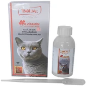 Biolive Kediler İçin B Vitamin+Multivitamin Tüy Sağlığı Likit Vitamin 100ml - 1