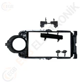 OTO TABLET ÇERÇEVE TOYOTA YARIS 2012-2018 9" GÜMÜŞ TAC-187 thumbnail 2