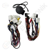 OTO TABLET ÇERÇEVE RENAULT MEGANE 4 DIJITAL LED 2017-2018 9,7" PIANO BLACK TAC-345 thumbnail 4