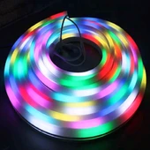 VIP PROFESYONEL CEP KONTROL KUMANDALI IP65 NEON HORTUM LED IŞIK 5 METRE RENKLİ LED IŞIK DIS MEKAN thumbnail 2