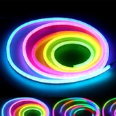 VIP PROFESYONEL CEP KONTROL KUMANDALI IP65 NEON HORTUM LED IŞIK 5 METRE RENKLİ LED IŞIK DIS MEKAN thumbnail 3