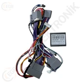 OTO TABLET ÇERÇEVE HONDA ACCORD 2012+ 9" SİYAH TAC-055 - 3