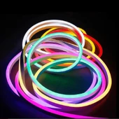 VIP PROFESYONEL CEP KONTROL KUMANDALI IP65 NEON HORTUM LED IŞIK 5 METRE RENKLİ LED IŞIK DIS MEKAN thumbnail 1