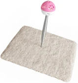 Yaylı Toplu Hacıyatmaz Kedi Aktivite Oyuncağı 16-20 cm Krem Rengi - 4