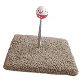 Yaylı Toplu Hacıyatmaz Kedi Aktivite Oyuncağı 16-20 cm Taba - 4