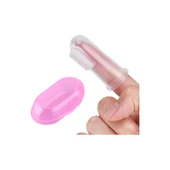 Markapet Kedi ve Köpek Parmak Diş Fırçası 5.5 cm Pembe - 1