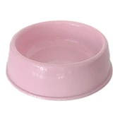 Markapet Kedi Köpek Plastik Mama Ve Su Kabı 20 cm - 200 ml Pembe - 1