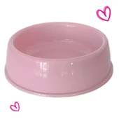 Markapet Kedi Köpek Plastik Mama Ve Su Kabı 20 cm - 200 ml Pembe - 3