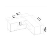 İNARCH DİZAYN Roza Köşe – Çok Amaçlı, Kapaklı TV Sehpası Antik Ceviz - 5
