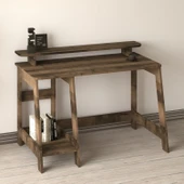 İNARCH DİZAYN Country Ergonomik Çalışma Masası, Modern Bilgisayar Masası - Antik Ceviz, Ev-ofis - 1