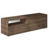 İNARCH DİZAYN Pao Kapaklı Minimal TV Sehpası – 136 cm, Antik Ceviz - 4