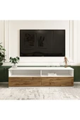 İNARCH DİZAYN Centra Kapaklı Tv Sehpası,Tv Ünitesi Beyaz-Kilim, Ev-Ofis - 1