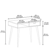 İNARCH DİZAYN Offer Çalışma Masası, Bilgisayar Masası, Çekmeceli Kilim, Ahşap Ayak, Ev-Ofis - 2