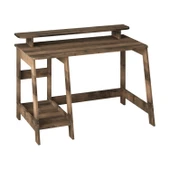 İNARCH DİZAYN Country Ergonomik Çalışma Masası, Modern Bilgisayar Masası - Antik Ceviz, Ev-ofis - 4