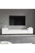 İNARCH DİZAYN İmaj Tv Ünitesi ve Komodin Takım Beyaz/Gold thumbnail 1