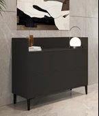 İNARCH DİZAYN Gale Çok Amaçlı Dolap, Dresuar, 2 Kapaklı Dolap, Antrasit, Ev-Ofis - 2