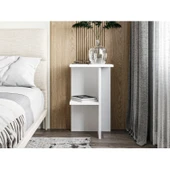 İNARCH DİZAYN Leray Komodin, Çok Amaçlı Sehpa, Yan Sehpa Beyaz, Ev-Ofis thumbnail 1