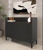 İNARCH DİZAYN Gale Çok Amaçlı Dolap, Dresuar, 2 Kapaklı Dolap, Antrasit, Ev-Ofis - 3