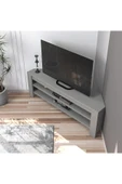 İNARCH DİZAYN Corner Tv Sehpası, Tv Ünitesi Gri - 3