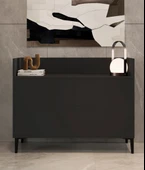 İNARCH DİZAYN Gale Çok Amaçlı Dolap, Dresuar, 2 Kapaklı Dolap, Antrasit, Ev-Ofis - 1