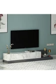 İNARCH DİZAYN Majör Tv Sehpası Orma Mermer/Antrasit thumbnail 6