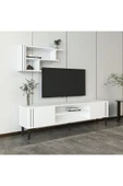 İNARCH DİZAYN Snow Takım Tv Ünitesi Beyaz thumbnail 2