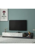 İNARCH DİZAYN Majör Tv Sehpası Orma Mermer/Antrasit thumbnail 7