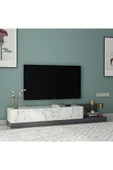 İNARCH DİZAYN Majör Tv Sehpası Orma Mermer/Antrasit thumbnail 2