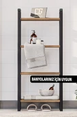 Çavdar Group Fifty Banyo Düzenleyici Lüks 40 Cm Mutfak Rafı Banyo Dolabı Çok Amaçlı Dolap 4 Katlı Düzenleyici - 2