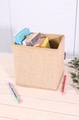 Küçük Jüt Kapaksız Çok Amaçlı Oyuncak Saklama Kutusu 20x20x20 - 2