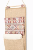 Etnik Garnili 3 Cepli Çok Amaçlı Askılı Duvar Tipi Dolap Içi Banyo Mutfak Düzenleyici Organizer 20 x 60 - 5