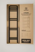 Çavdar Group Fifty Banyo Düzenleyici Lüks 40 Cm Mutfak Rafı Banyo Dolabı Çok Amaçlı Dolap 4 Katlı Düzenleyici - 6