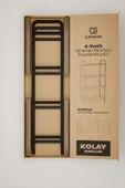 Çavdar Group Fifty 4 Katlı Ahşap Mutfak Düzenleyici 1. Kalite Ahşap 50 cm Mutfak Rafı Çok Amaçlı Düzenleyici - 7