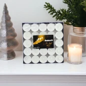 Tealight Mum 50x6 Gr Dekoratif Mumu Kandil Hediyelik Fitilli Mumluk Şamdan Krem Renk Kokusuz - 5