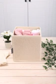 Küçük Havlu Kapaksız Çok Amaçlı Oyuncak Saklama Kutusu 20x20x20 - 4